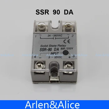 

90DA SSR input 3-32V DC load 24-380V AC single phase AC solid state relay