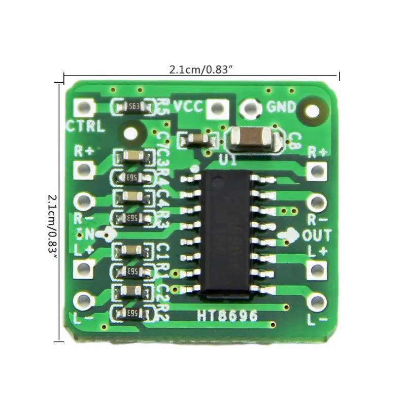 HT8696 дифференциальный усилитель доска 2x10 Вт цифровой усилитель мощности класса D аудио