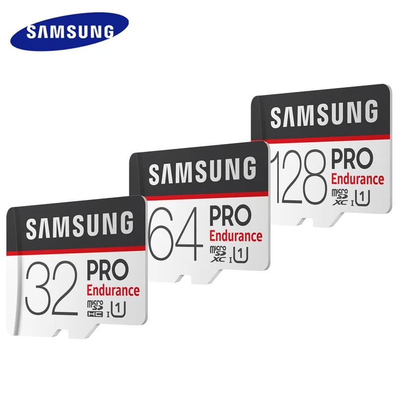 Карта памяти SAMSUNG Micro SD 32 Гб 64 Гб 128 ГБ U1 4K SDHC SDXC PRO Endurance Class 10 C10 UHS-I транс флэш Microsd