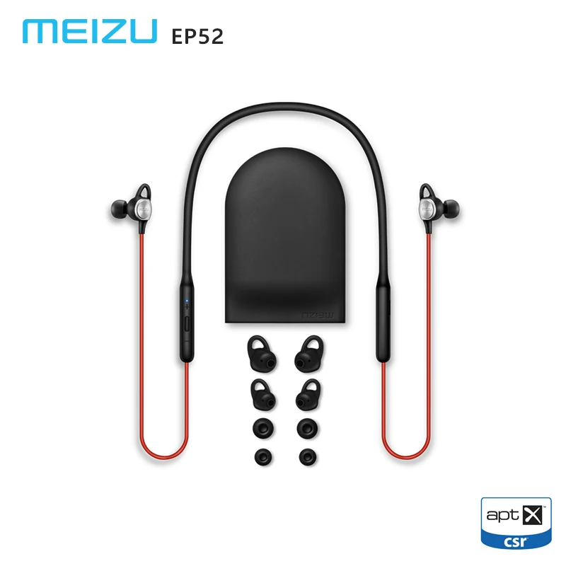 Meizu ep52 Спорт наушники беспроводные Bluetooth вкладыши IPX5 водонепроницаемый aptX с