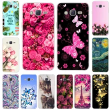 Cute Cat Soft TPU Case For Samsung Galaxy J2 Prime G532F Cover Silicone Phone Case Bumper For Samsung Galaxy J2 Grand Prime 2016 goowiiz очистить черный samsung galaxy j2 prime