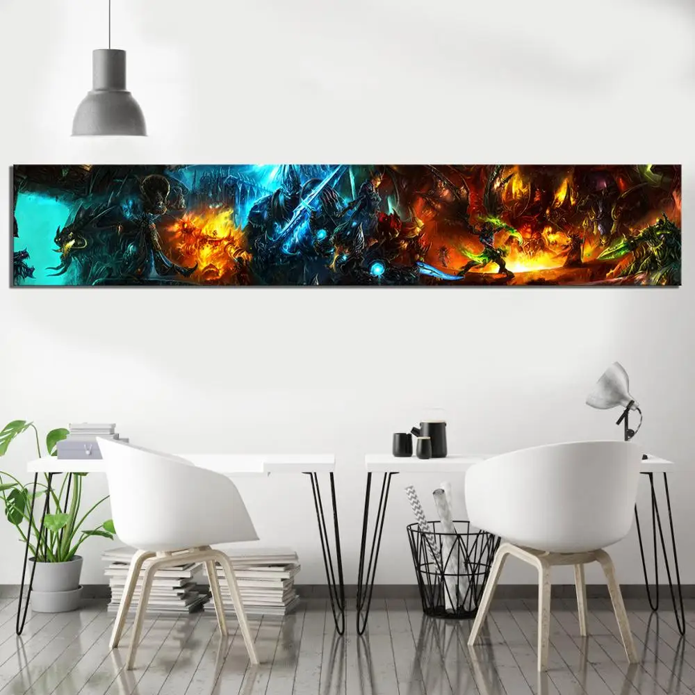 

Wall Artwork Canvas Painting 1 Panel Wow World Of Warcraft Picture Cuadros Home Decoration HD Printed Office Room Modular Poster
