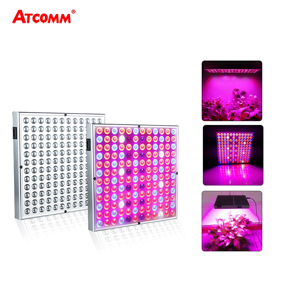 75 144 LEDs Grow Lights Full Spectrum 25W 45W 85 265V 380 780nm UV IR