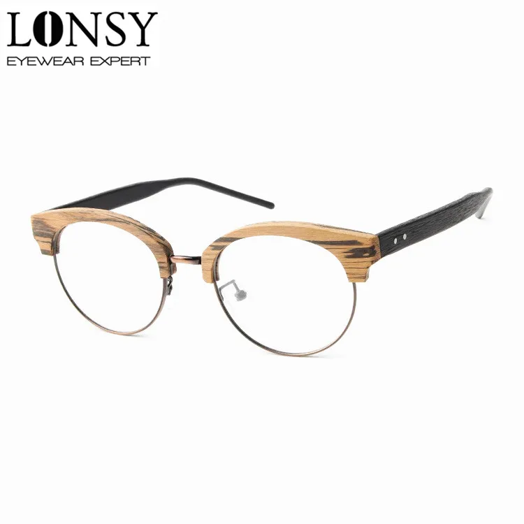 

2015 new style optical glasses, unisex wood-like optical glasses TA12307