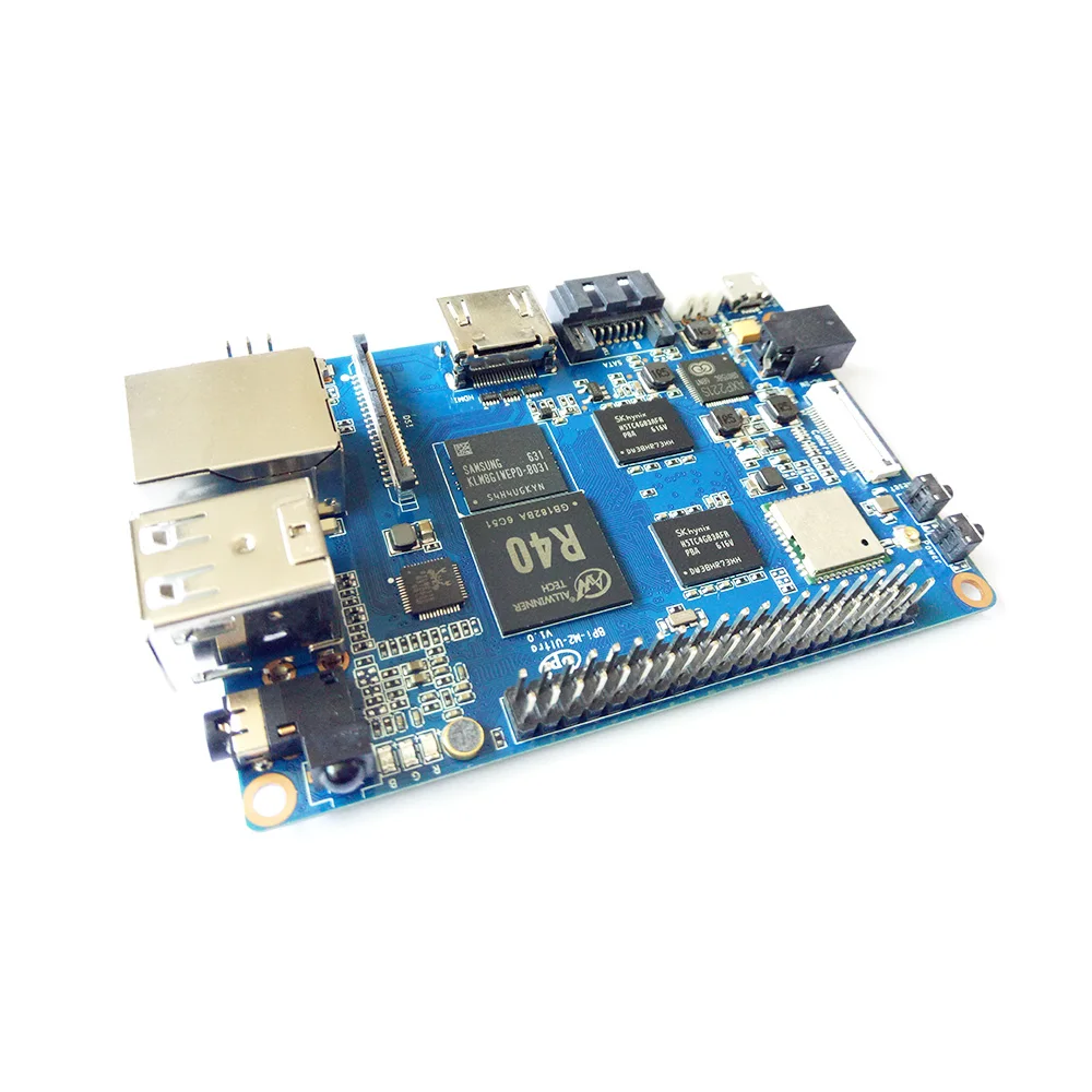  BPI M2 Ultra R40 Quad-Core 2GB DDR3 RAM with SATA WiFi Bluetooth 8GB eMMC demo board Single Board C