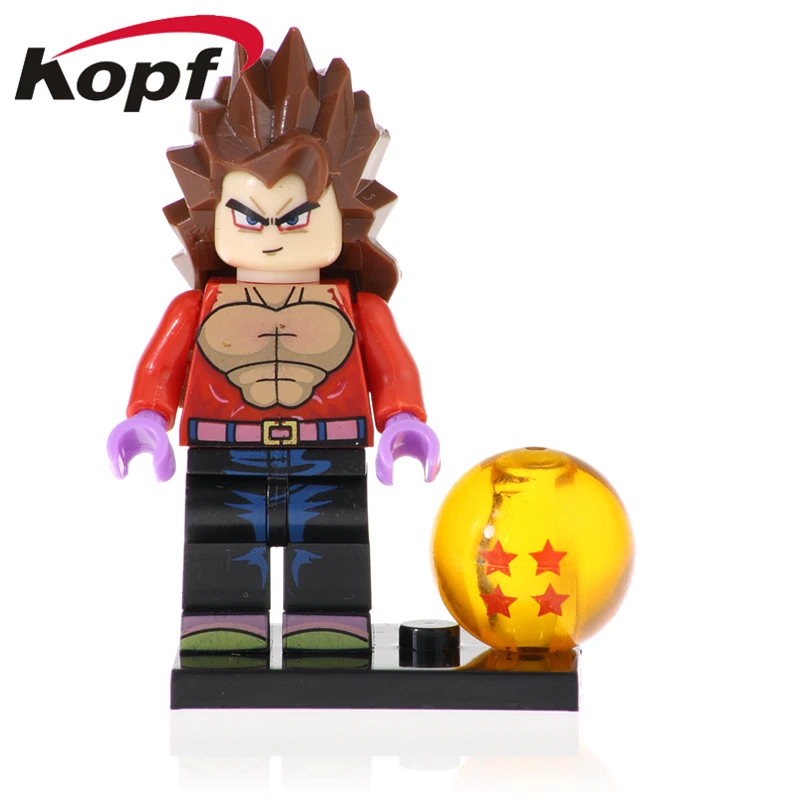 

Single Sale Building Blocks Bricks Dragon Ball Series Broli Burdock Son Goku Gogeta Figures Collection Toys For Children PG1601