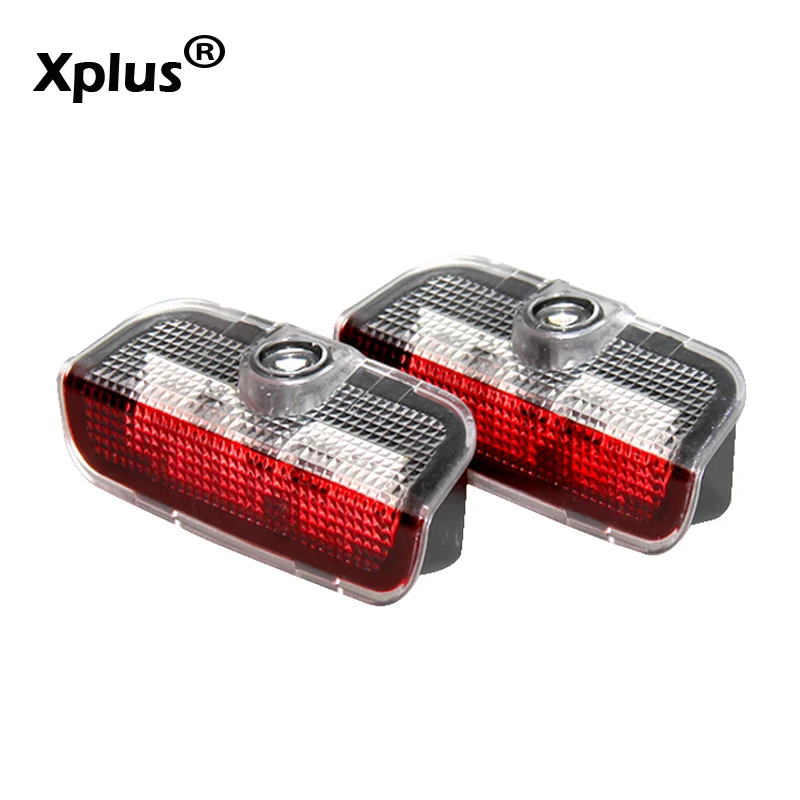 Xplus 2X Car Ghost Shadow Door Weclome Light Logo Projector For VW Passat B6 B7 Tiguan Jetta MK5 MK6 CC EOS Golf 5 6 7