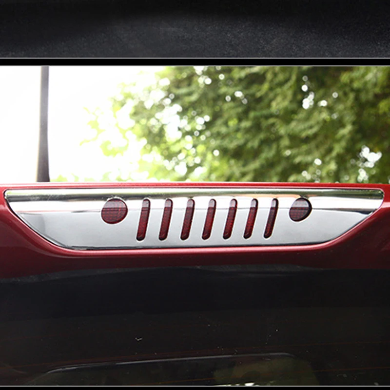 Sansour нержавеющая Тормозная лампа Украшение Наклейка для Jeep Компас Grand Cherokee 2011 2015