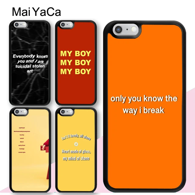 MaiYaCa Song Lyrics Billie Eilish Aesthetic Soft Rubber