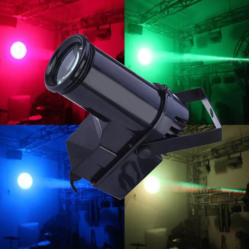 Colorful Beam Spotlight 10W RGBW LED Stage Light Pinspot Light