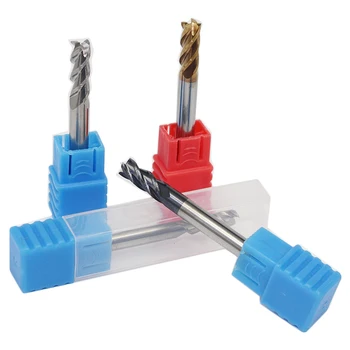 

1pc Flat End Mill 5mm 6mm HRC50 2F 3F 4F HRC60 Milling tool for steel aluminum cutting machine
