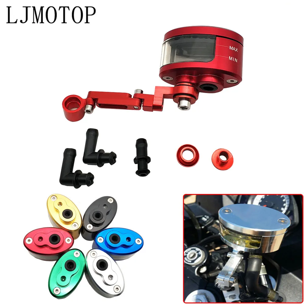 

CNC Motorcycle Front Brake Clutch Reservoir Oil Fluid Cup Tank Bracket For Suzuki Bandit 650 DL1000 GSF1200 GSF1250 GSF650 DL650