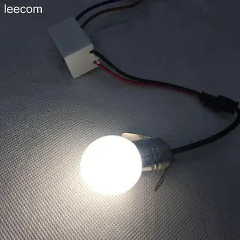 

10pcs AC230V Adjustable pitch white color Led Cabinet Light Light Energy Saving Spot Home color Downlight Mini Recessed Lamp