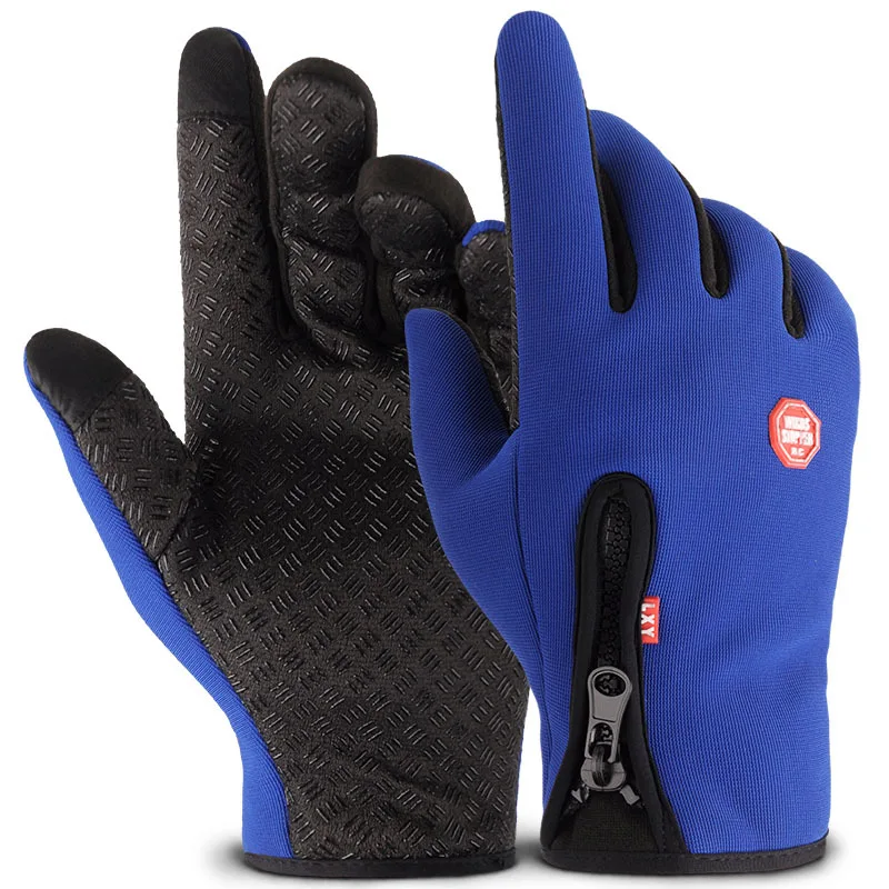Уличные спортивные походные зимние велосипедные перчатки для мужчин ветрозащитные мягкие тёплые перчатки с сенсорным экраном guantes ciclismo