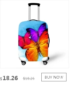 Чехол на колесиках с принтом бабочки, защитный чехол, 18-28 дюймов, эластичный Чехол для багажа, чехол для багажа, аксессуары для путешествий