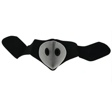 Велосипед Рот Муфельная дорожная маска от пыли анти туман Половина маска для лица фильтр оборудование(черный