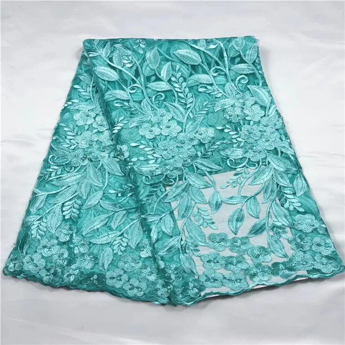

2018 Latest Nigerian Laces Fabrics with Beaded High Quality Tulle African Laces Fabric Wedding African French Tulle Lace(12-18