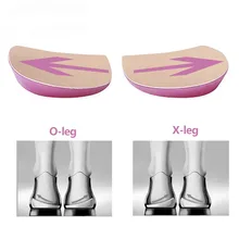 3 пары силиконовые Для мужчин Для женщин O/X Ноги коррекция ортопедии поддержка свода стопы ортопедическая коррекция Pad Уход для ног: стельки инструменты