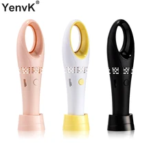 Мини-вентилятор, беспламенный ручной вентилятор, воздушный охладитель, вентилятор, USB Перезаряжаемый, светодиодный Ligth дисплей, портативный охлаждающий вентилятор для улицы