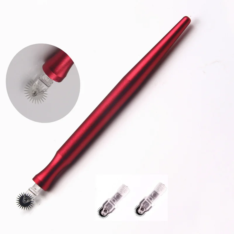 Download 2 PC Easy Coloring Roller Pins Microblading Needles for Embroidery Pen Permanent Makeup Fog ...