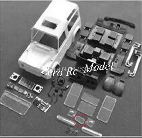 1/10 RC Car Body Shell D90 Defender RC Crawler Bod...