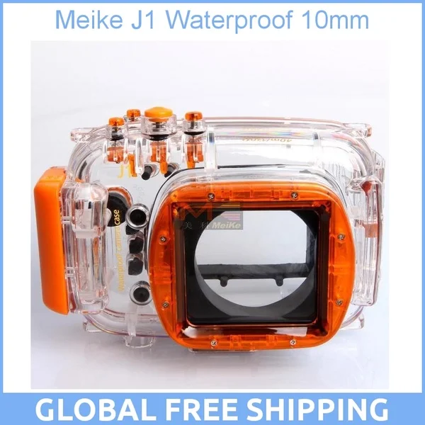 

Meike 40M DC Underwater Waterproof Case for Nikon J1 Camera 10mm F/2.8 Len