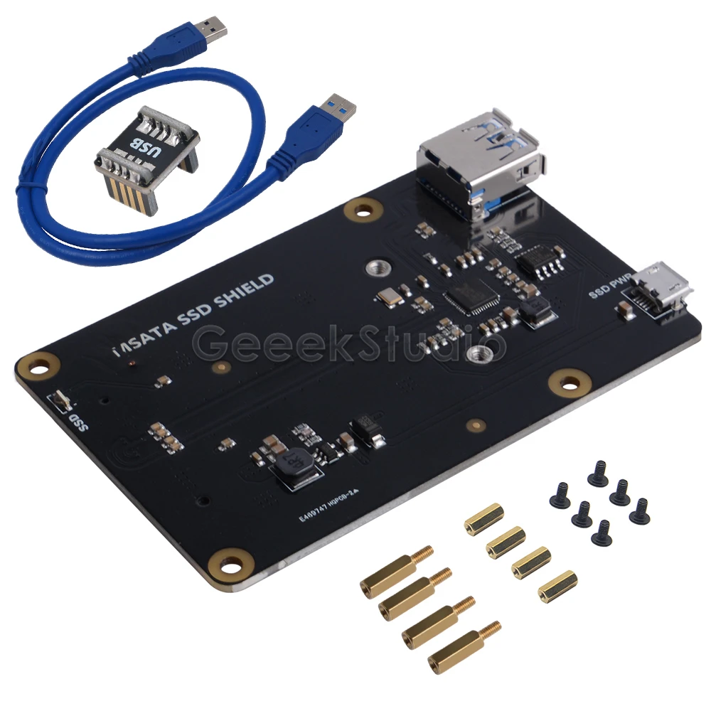  In Lager X850 V3.1 mSATA SSD USB 3.0 Expansion Modul Lagerung Expansion Board für Raspberry Pi 3 B 