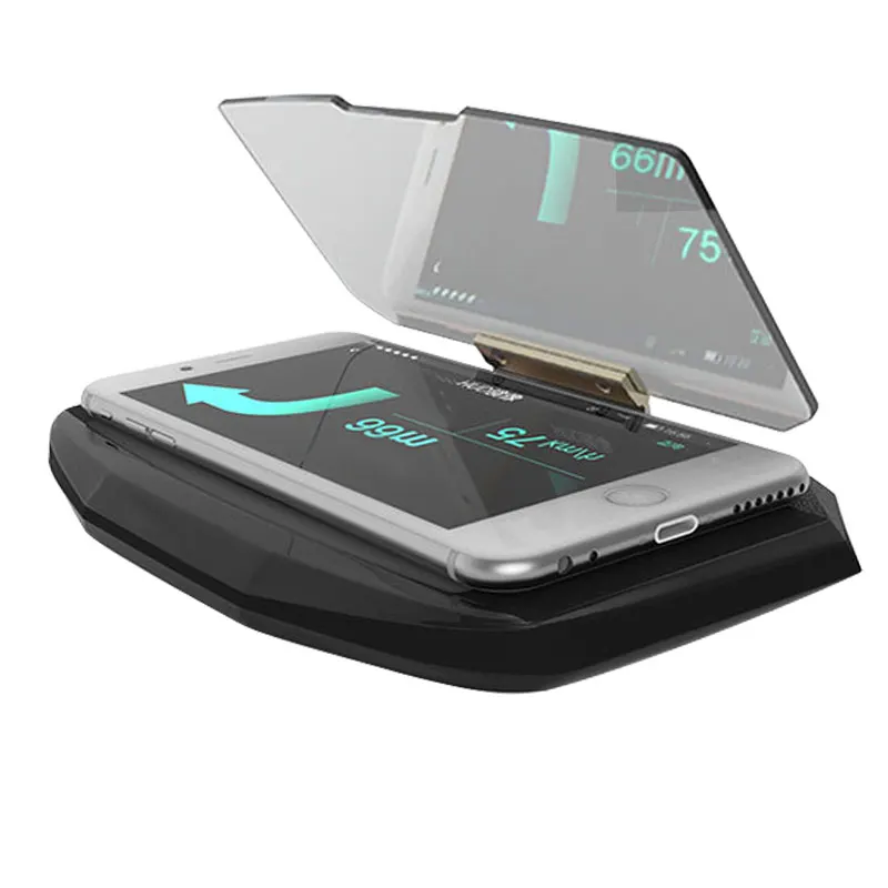 New 360 degrees rotating GPS Car Phone HUD Mobile