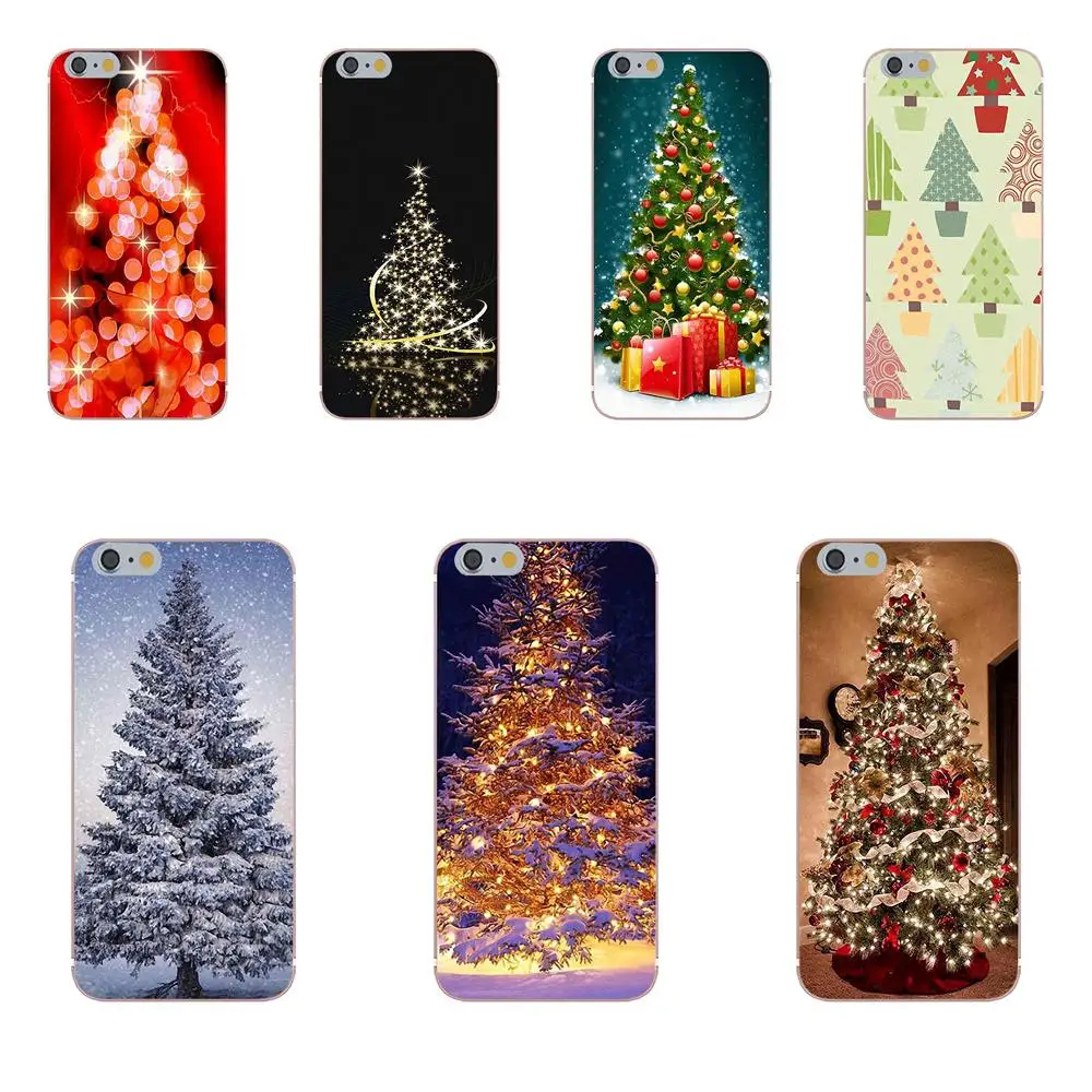 

Phone Case Christmas Holiday Tree New Year For Huawei G8 Honor 5C 5X 6 6X 7 8 9 Y5II Mate 9 P7 P8 P9 P10 P20 Lite Plus 2017