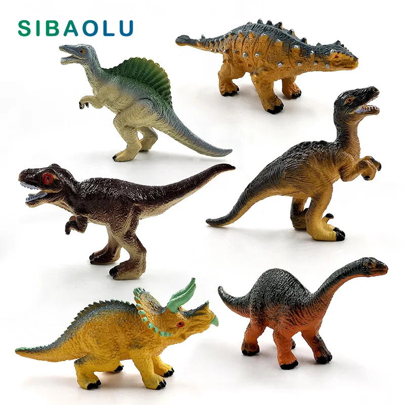 

Simulation Tyrannosaurus Rex Triceratops Dinosaur Animal model figurine home decor miniature fairy garden decoration accessories