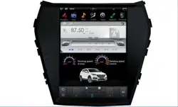 Тесла Стиль 10,4 дюймов Android 6,0 автомобиль gps навигации dvd-плеер Autostereo для hyundai IX45 для Santa Fe 2013- 2018 подогрев сидений