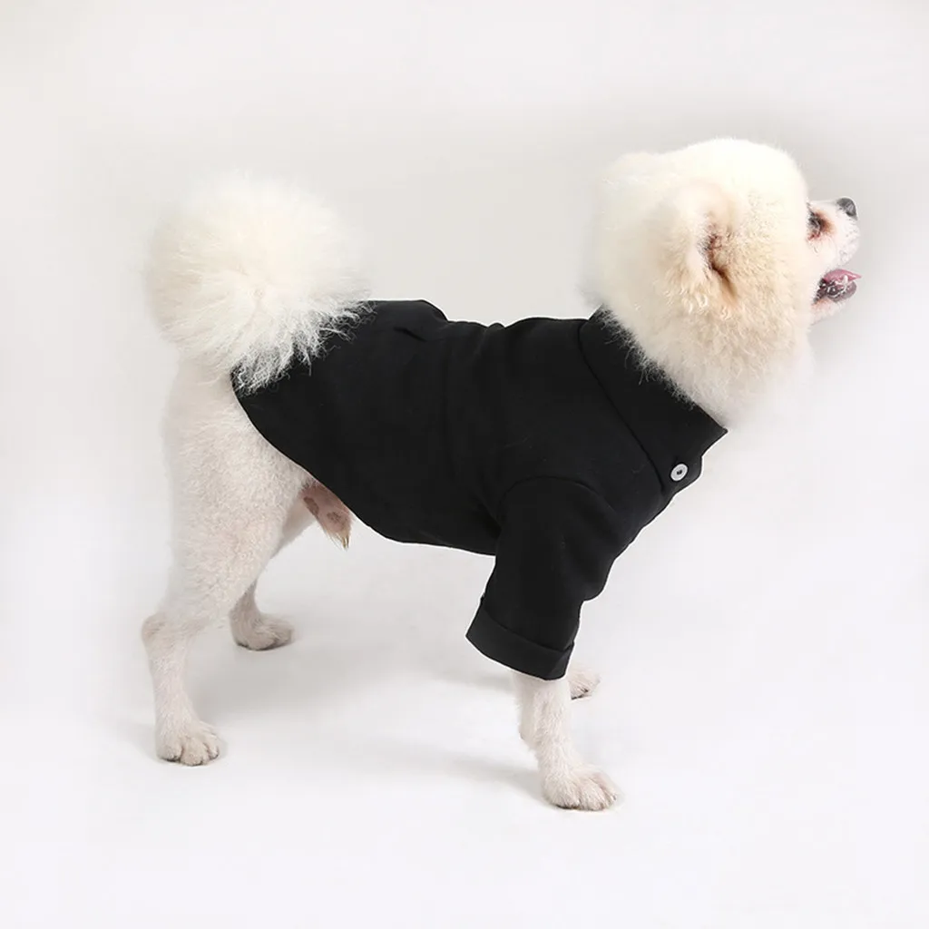 black and white Vest Small Dog Cat Dogs Clothes Cotton T Shirt Jersey Pet Puppy Summer Apparel Clothes Dog Shirt#p9