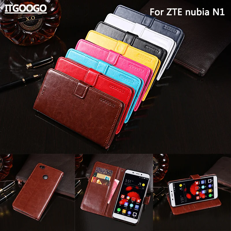 Itgoogo для ZTE nubia N1 чехол цвета Высокое качество Бизнес Стиль Кошелек защитный