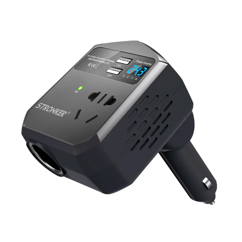 

Car USB Power Inverter Charger 12V/24V To 220V Output Converter Adapter Plug Car Electronics Accessories High Voltage Protection