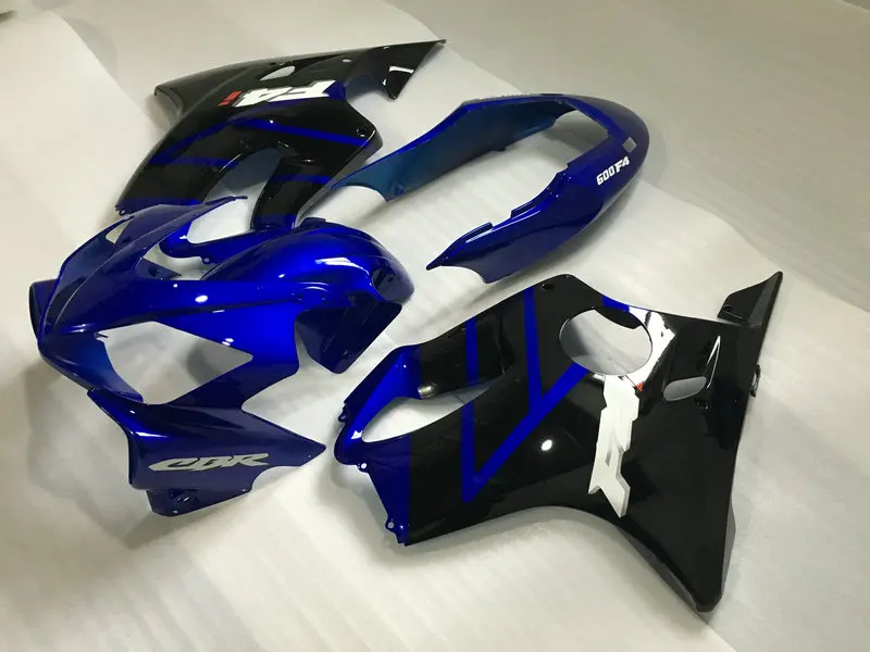 Привет-класс обтекатель комплект для Honda CBR600F4I 04 05 06 07 CBR600 F4I 2004 2005 2006 2007 ABS синий черный обтекатели комплект+ подарки HK18