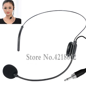 

Headset Microphone Mic 3.5mm Wired with Collar Clip Microphones Mic for Speaker Studio Conference Guide Speech Voice Amplifier