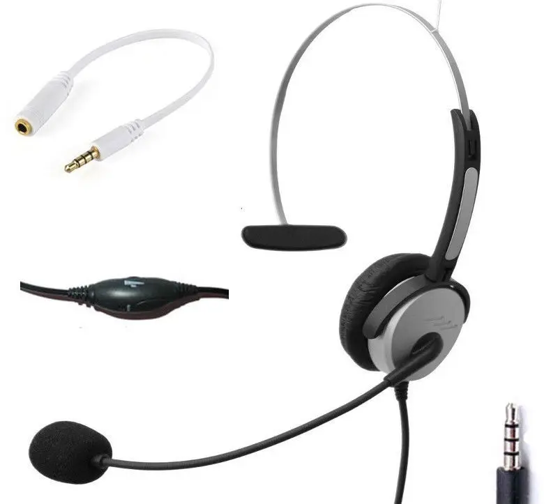 CellPhone Headset with Noise Canceling Boom Mic Headband CellPhone Headset with Noise Canceling Boom Mic Headband