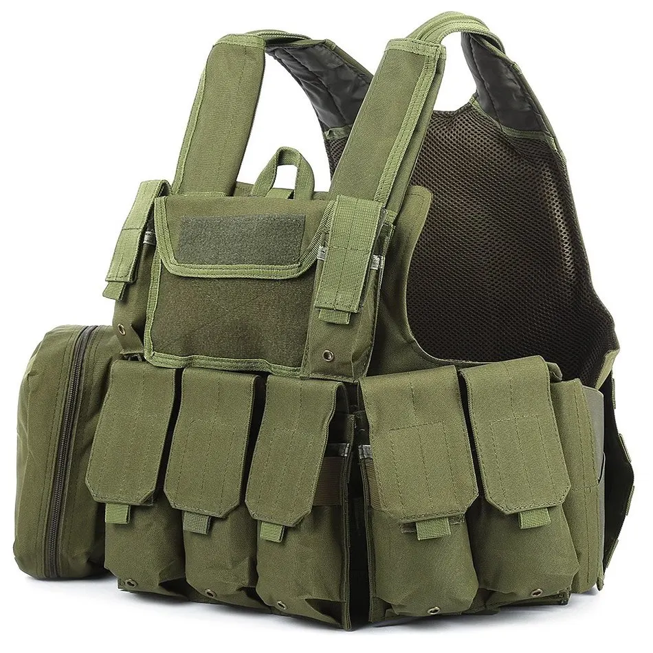 Military chest rig Tactical Vest Plate carrier Assault Airsoft SAPI Multicam Army Molle Mag Ammo Rig Paintball body armor plate
