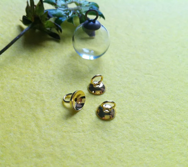 Buy 16*4mm Glass Cover Vial Pendant &Silver Cap