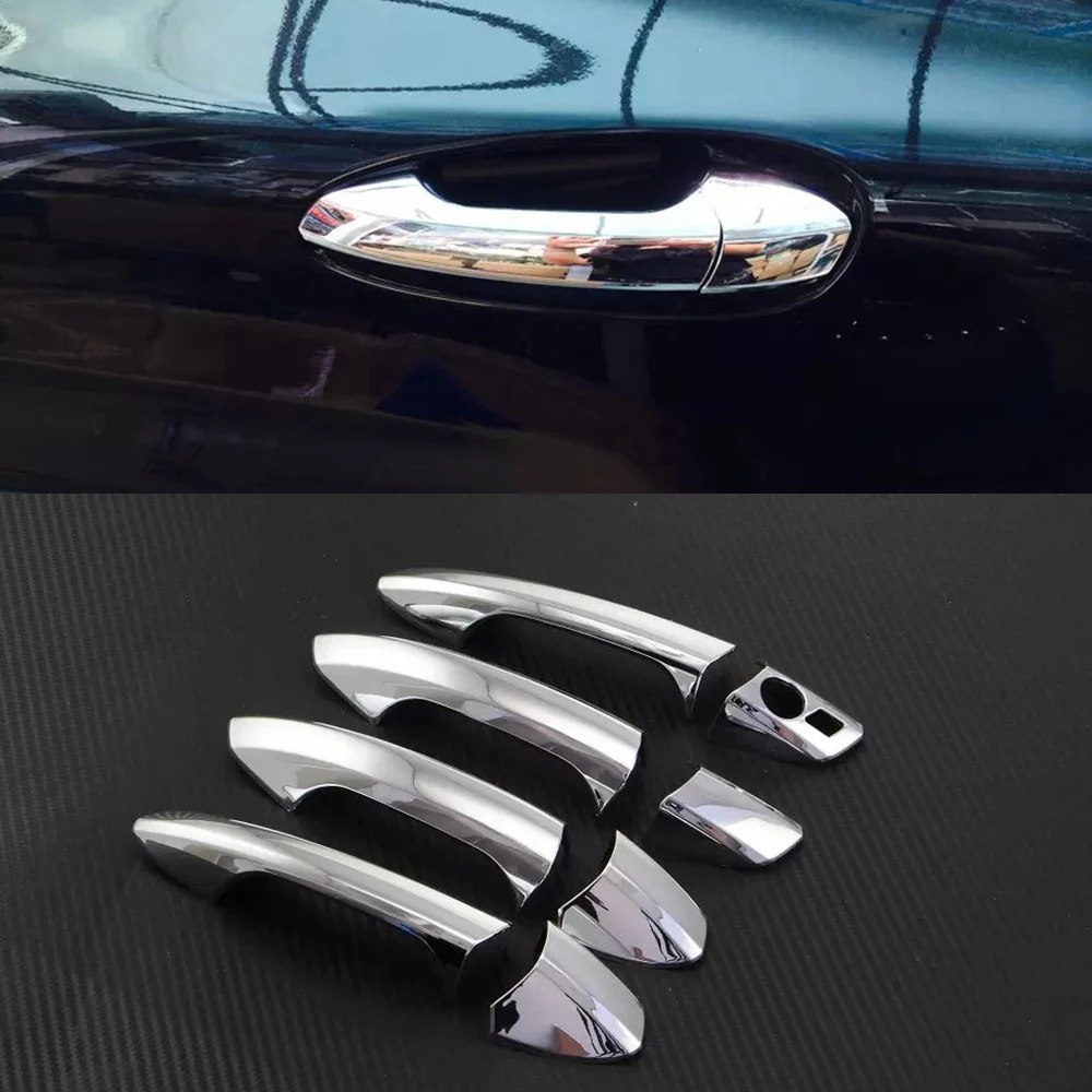 

TTCR-II Car ABS Accessories For Mercedes Benz W212 E-Class GLA200 Chrome Styling Door Handle Cover Car Detector Sticker Styling