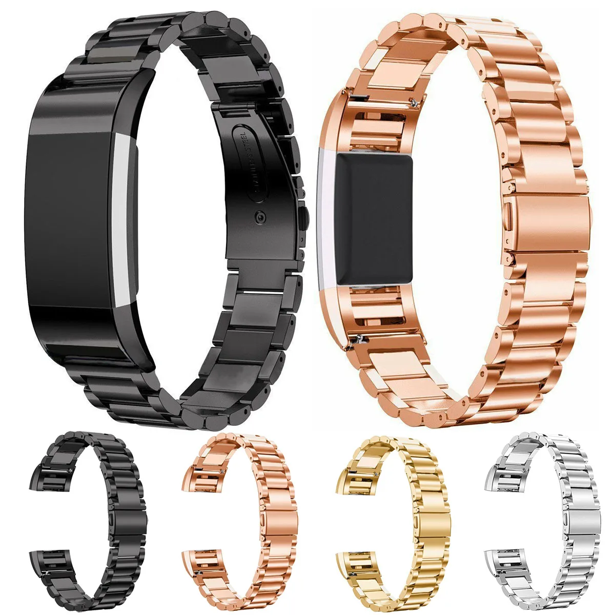 Essidi для Fitbit Charge 2 ремешок часов из нержавеющей стали женщин и мужчин