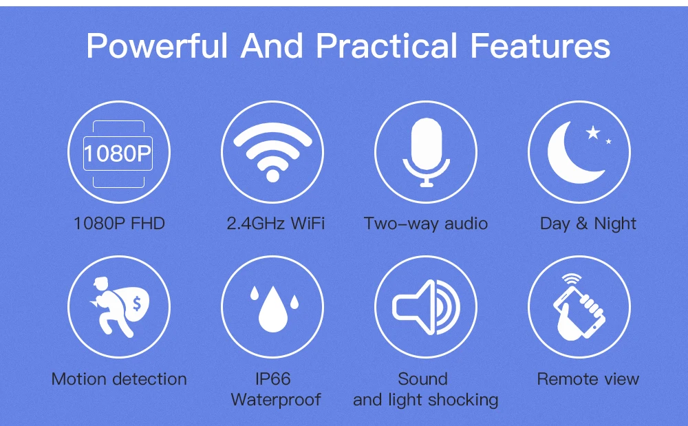 SDETER 1080P наружная IP камера Bullet wifi камера водонепроницаемая домашняя камера видеонаблюдения ночное видение двухстороннее аудио P2P Облако wifi