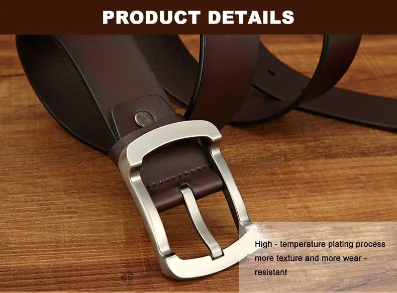 DOULILU Genuine Cowhide Leather Belts for men brand Strap male pin buckle fancy vintage jeans 2018 NEW1 (5)
