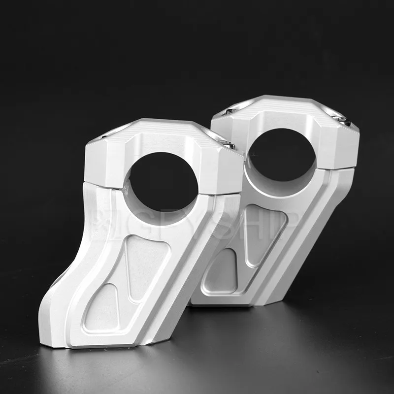 CNC Motorcycle Handlebar Riser Handle Bar Clamp Extend Adapter Accessories For BMW R NINE T 2014