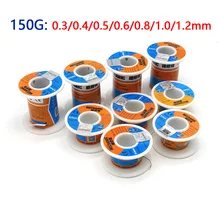 Mecânico 150g solda fio de alta pureza baixa fusão ponto 0.3/0.4/0.5/0.6/0.8/1.0/1.2/mm solda lata bga reparação