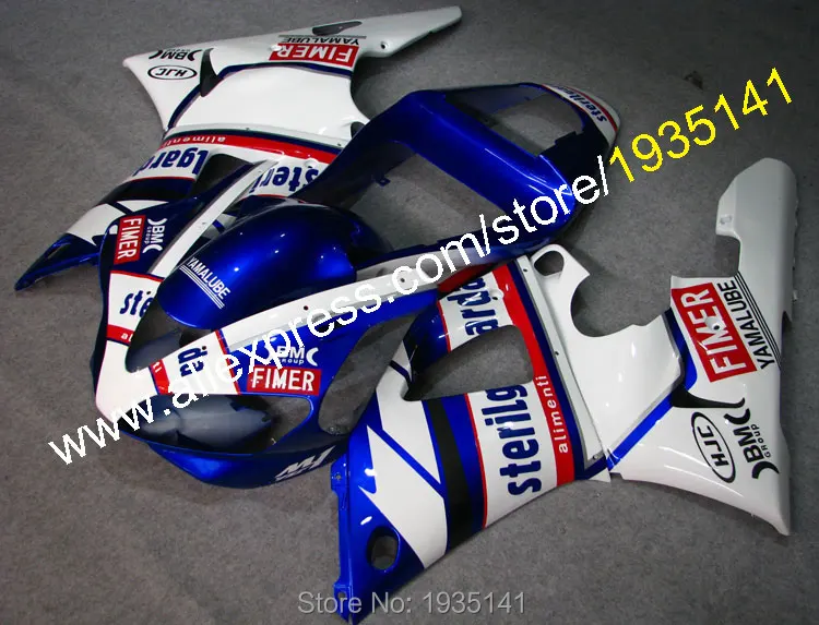 

Hot Sales,Cowling fittings For Yamaha YZF1000 R1 2000 2001 YZF R1 YZF-R1 YZF R1 motorbike Fairing blue white (Injection molding)