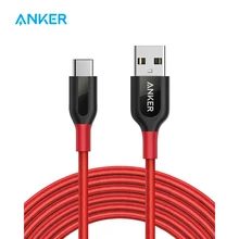 Anker Powerline USB C to USB A Cable Double Braided Nylon Fast Charging Cable for Samsung