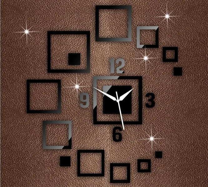 3d mirror acrylic diy Parede Clock Abstract Acrylic Reloj Wall Sticker 3d Relogio Clock Large Wall DIY Mirror Modern