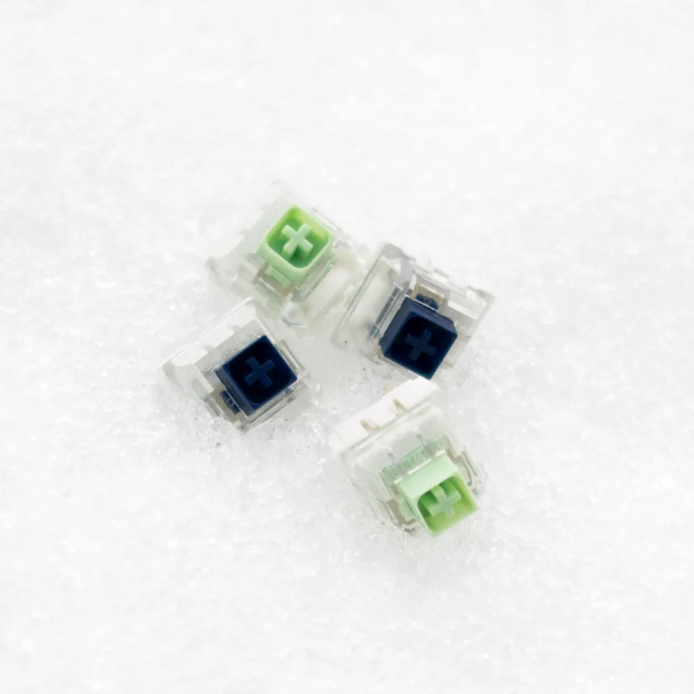 Новые NOVELKEYS X KAILH BOX толстые клики темно-синий нефрит rgb smd swithes