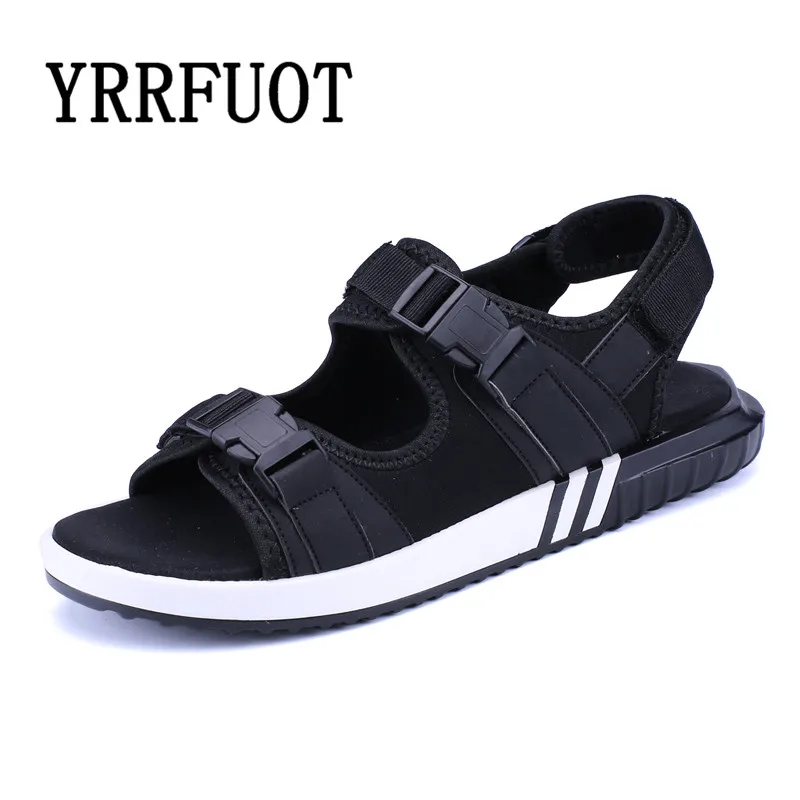 

YRRFUOT Summer Big Size Fashion Men's Sandals Outdoor Hot Sale Trend Lovers Beach Shoes High Quality Non-slip Unisex Flats Shoes
